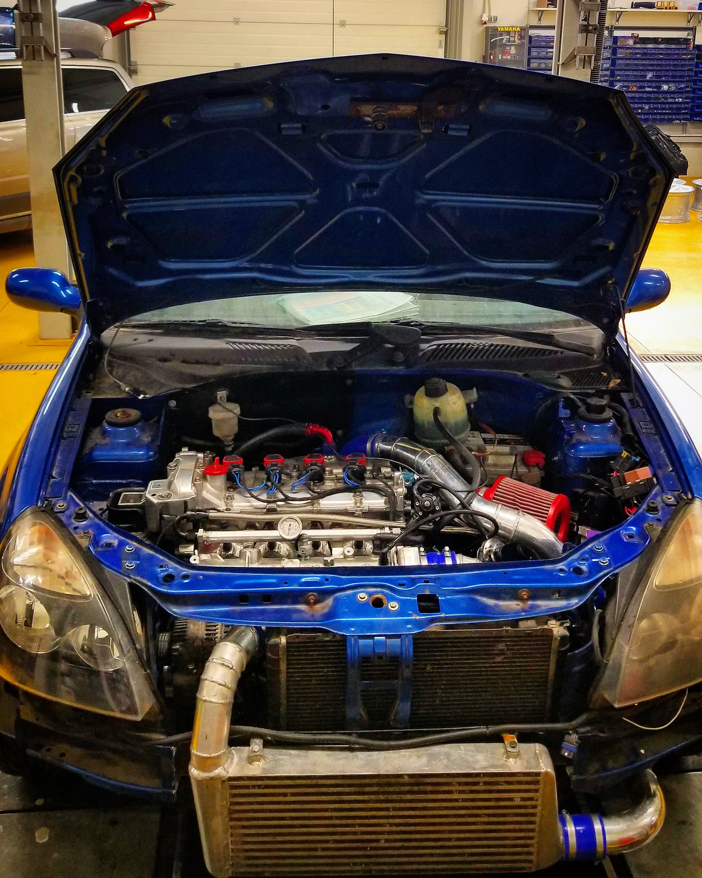 Clio 2 RS Turbo 442hp 500nm on pump fuel