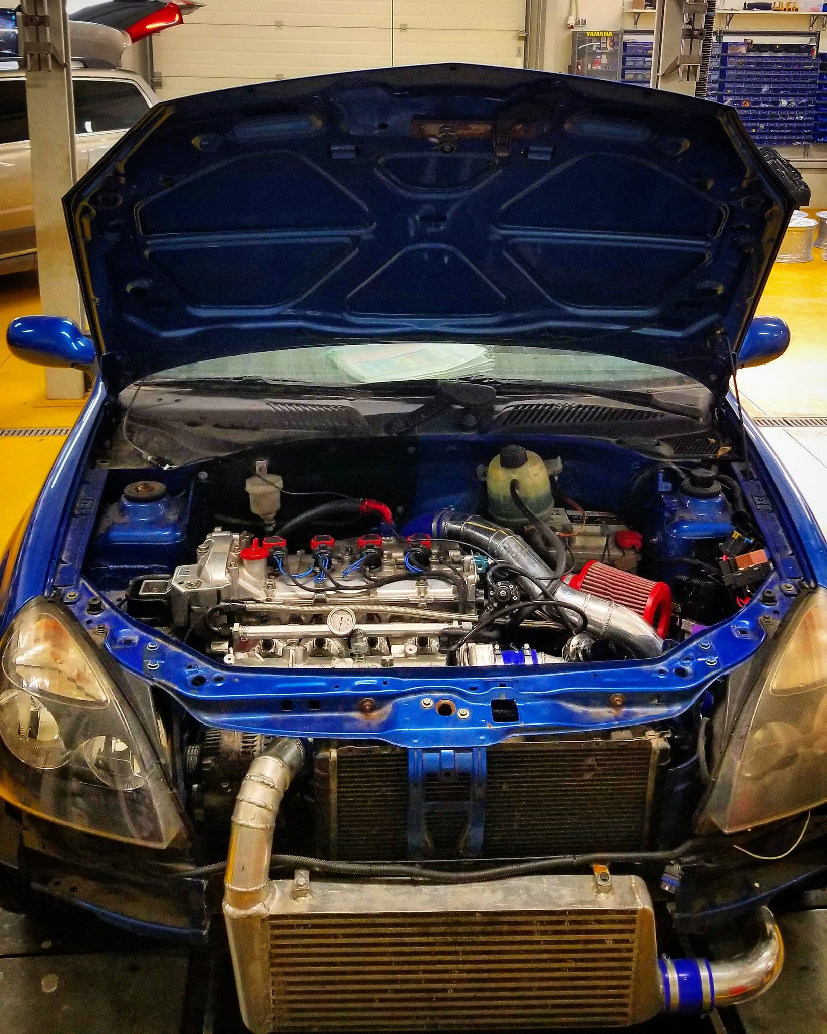 Clio 2 RS Turbo 442hp 500nm on pump fuel