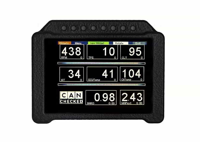 MFD32S Gen.2 Universal 3.2" Display with Shift Flash CANchecked