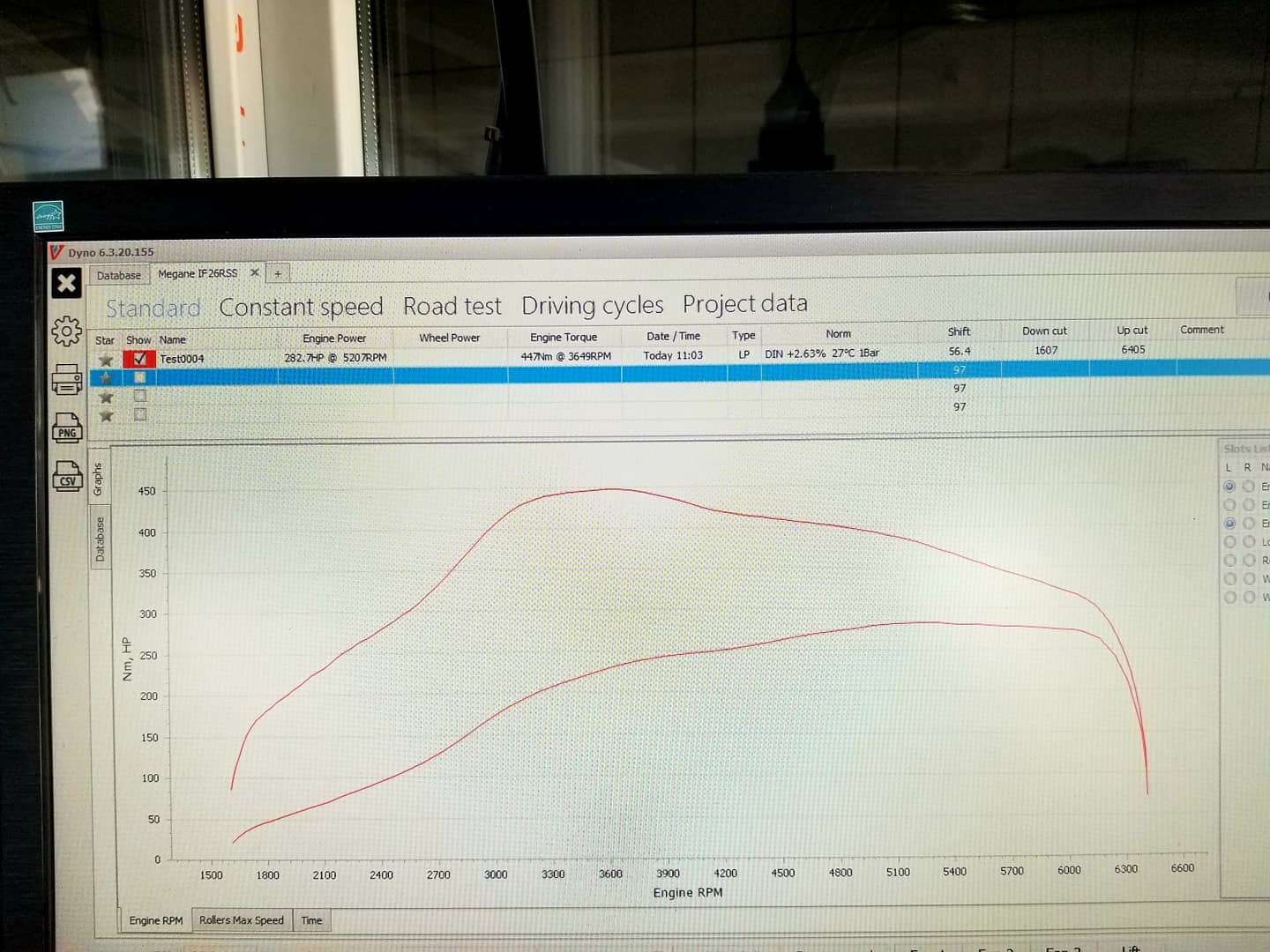 Megane 2 RS stock ecu mapping